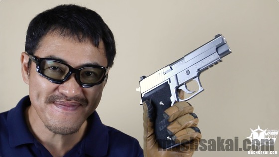 東京マルイ】 シグ ザウエル P226レイル クロームステンレス ガスブロ