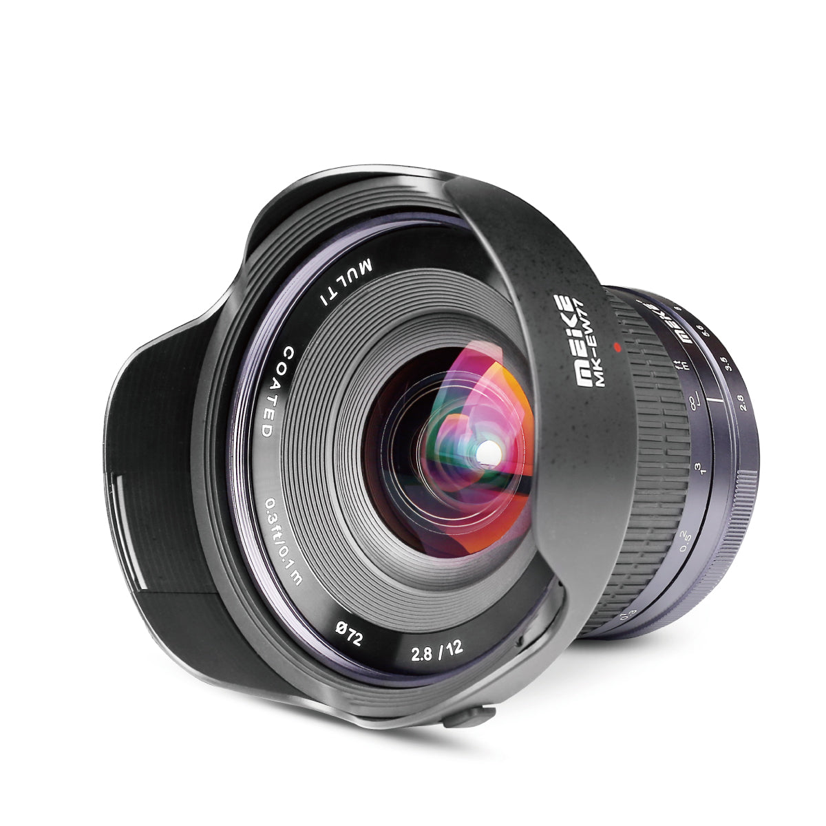 Meike 12mm F2.8 APS-C Prime Ultra Wide Angle Manual Lens for X/E/EFM/M