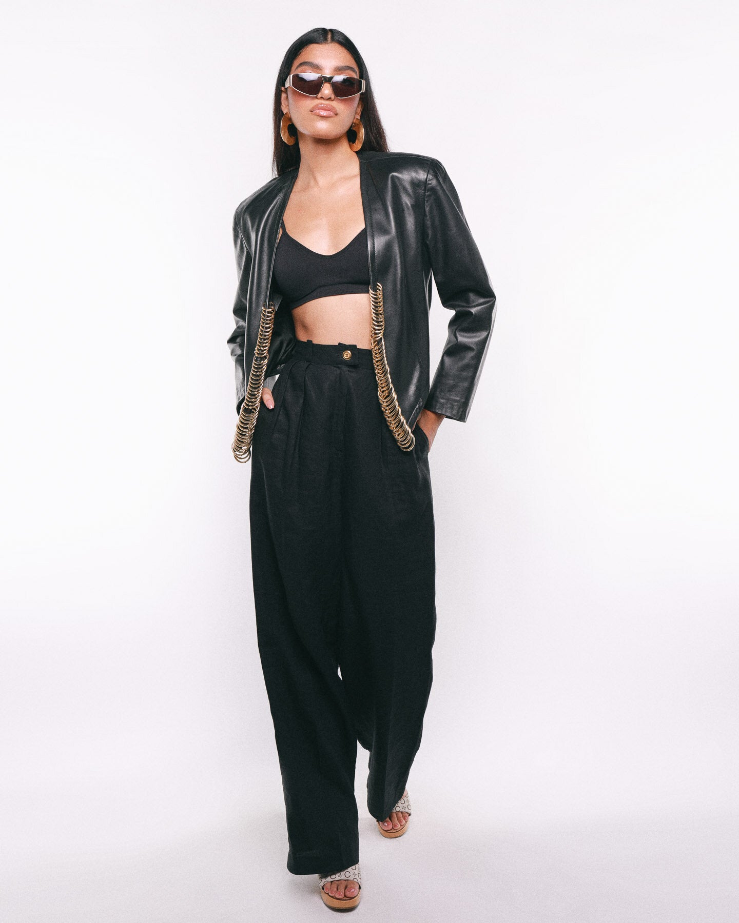 Vintage Gianfranco Ferre Crop Leather Jacket – Shop Monica Rose