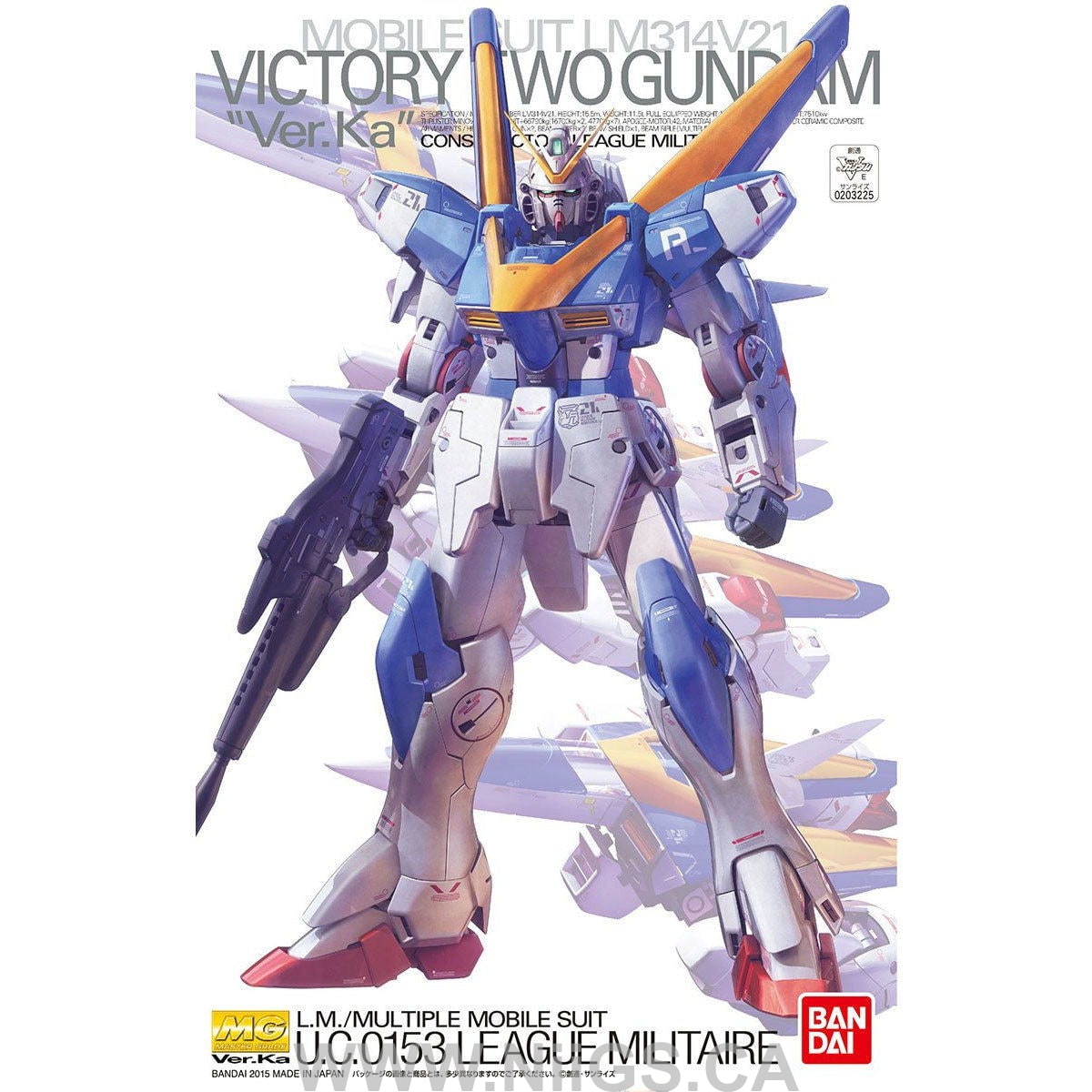 BANDAI Hobby MG 1/100 V2 Gundam Ver.Ka – Nii G Shop
