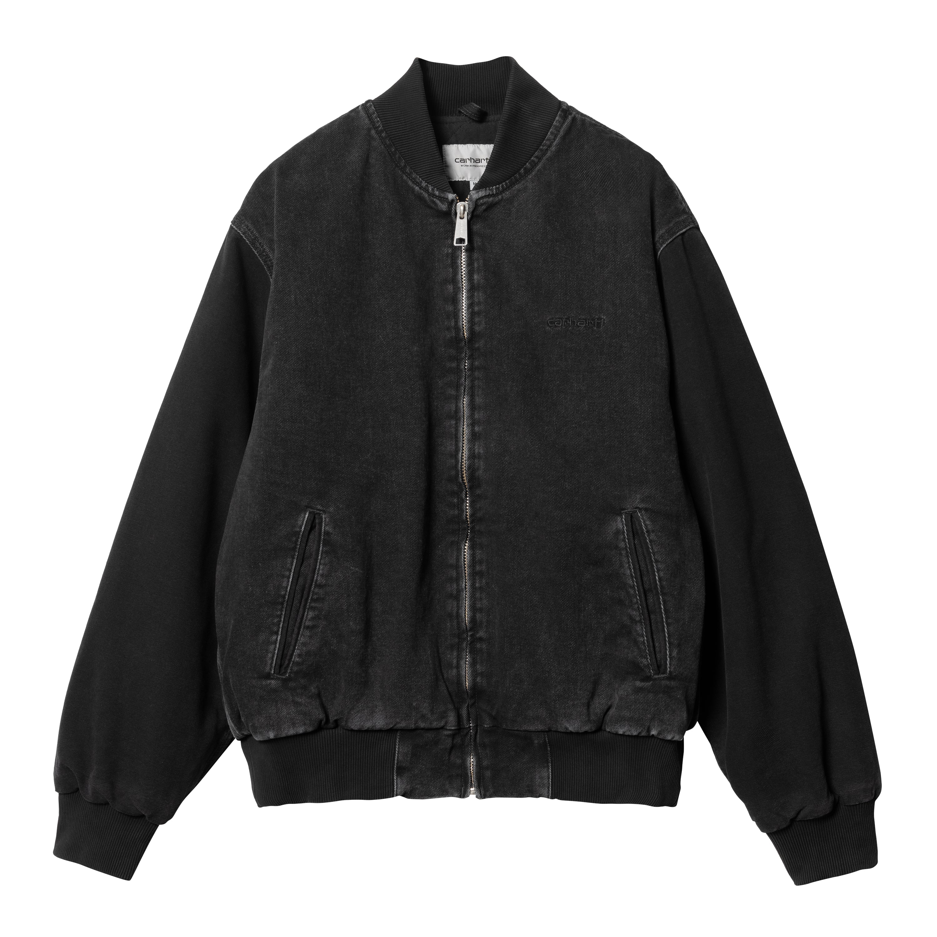 Carhartt WIP Paxon Bomber - Black/Black Stone Washed – Ninetimes