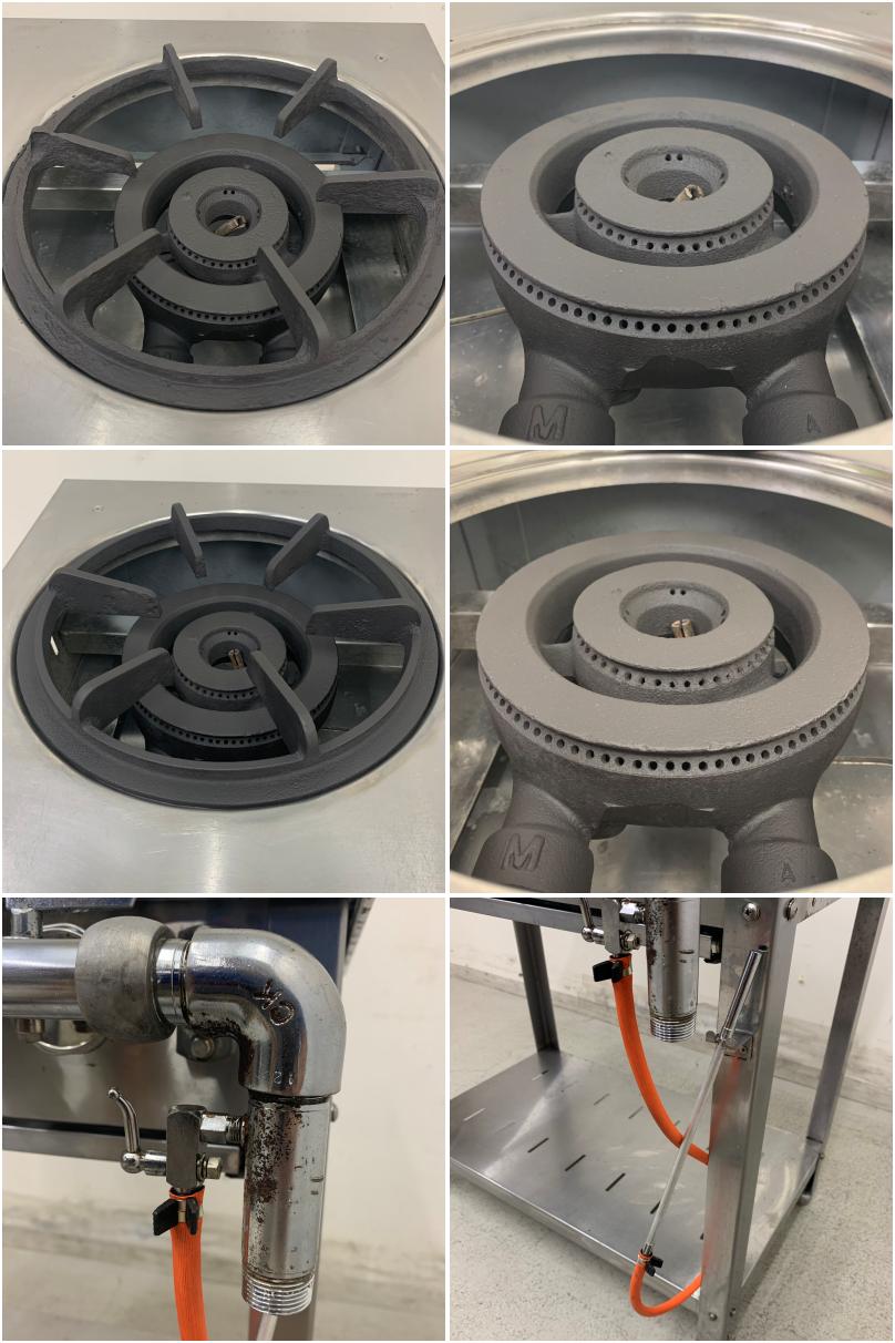 中古】 A07688 ガステーブル 2口 マルゼン MGT-074DS［形状から推測