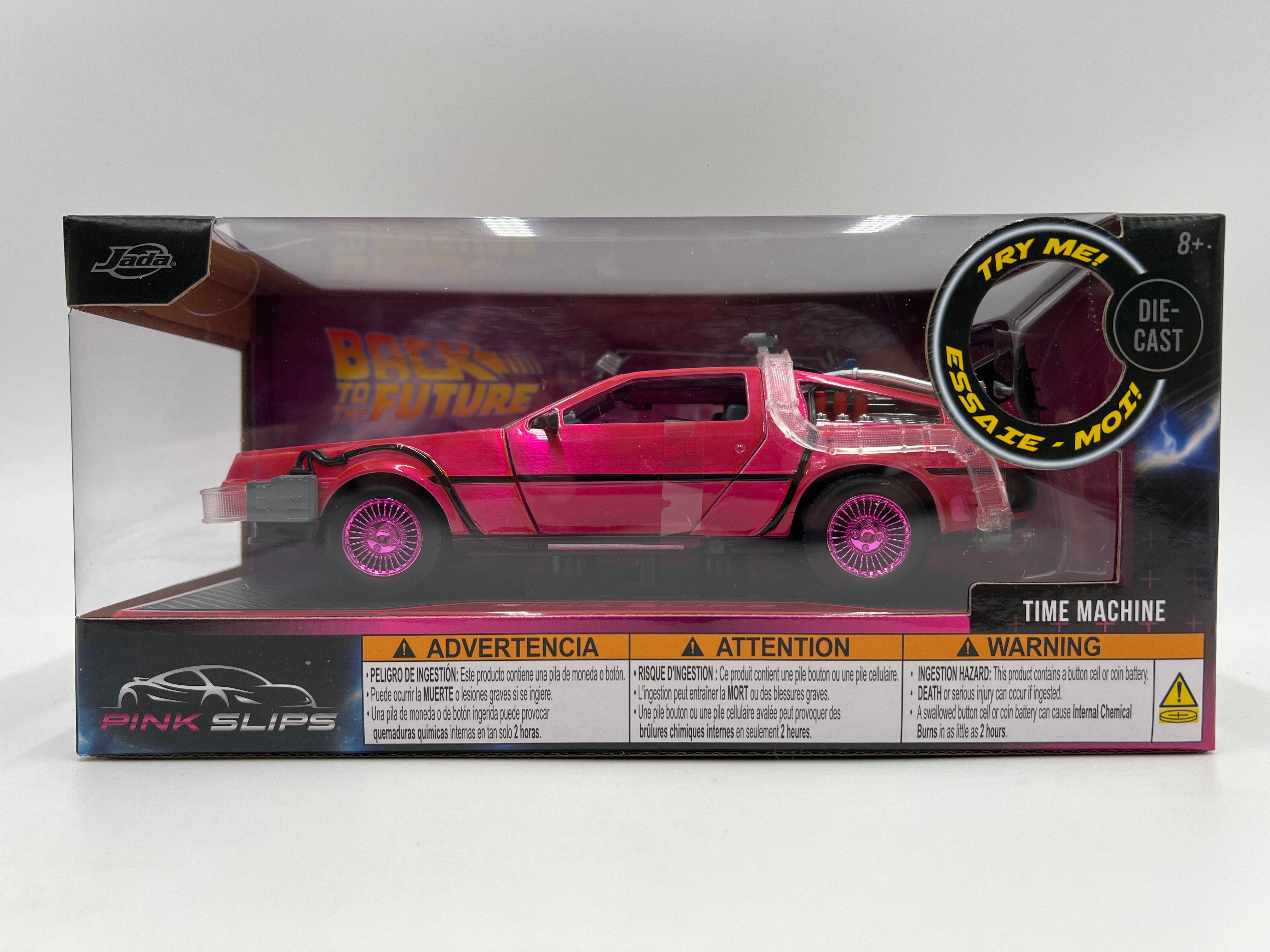 Jada Pink Slips 1/24 Scale CHASE Back To The Future Time Machine