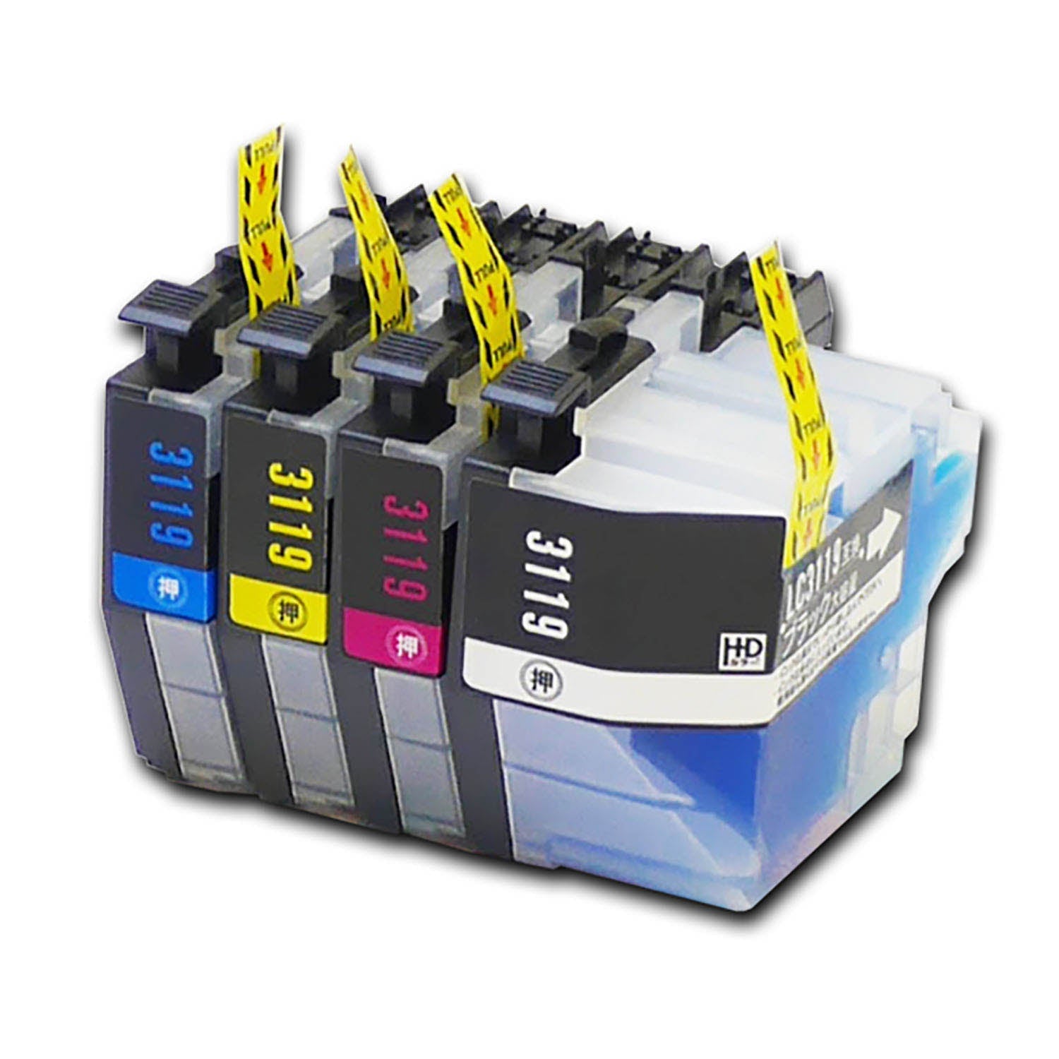 ブラザー用 LC3119-4PK 洗浄カートリッジ 4色セット – インクの