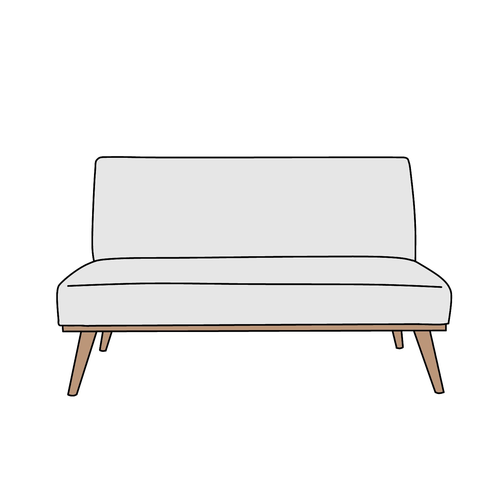 UNICO（ウニコ）ROY（ロイ）2シーターソファ 横幅約122cm