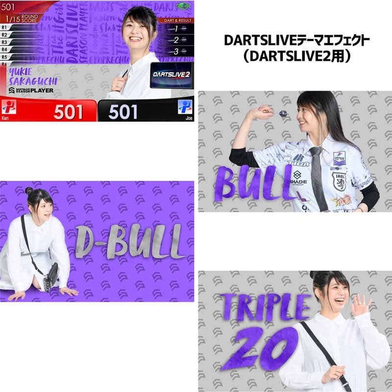 DARTSLIVE PLAYER GOODS 2nd Yukie Sakaguchi – Dartsbuddy.com