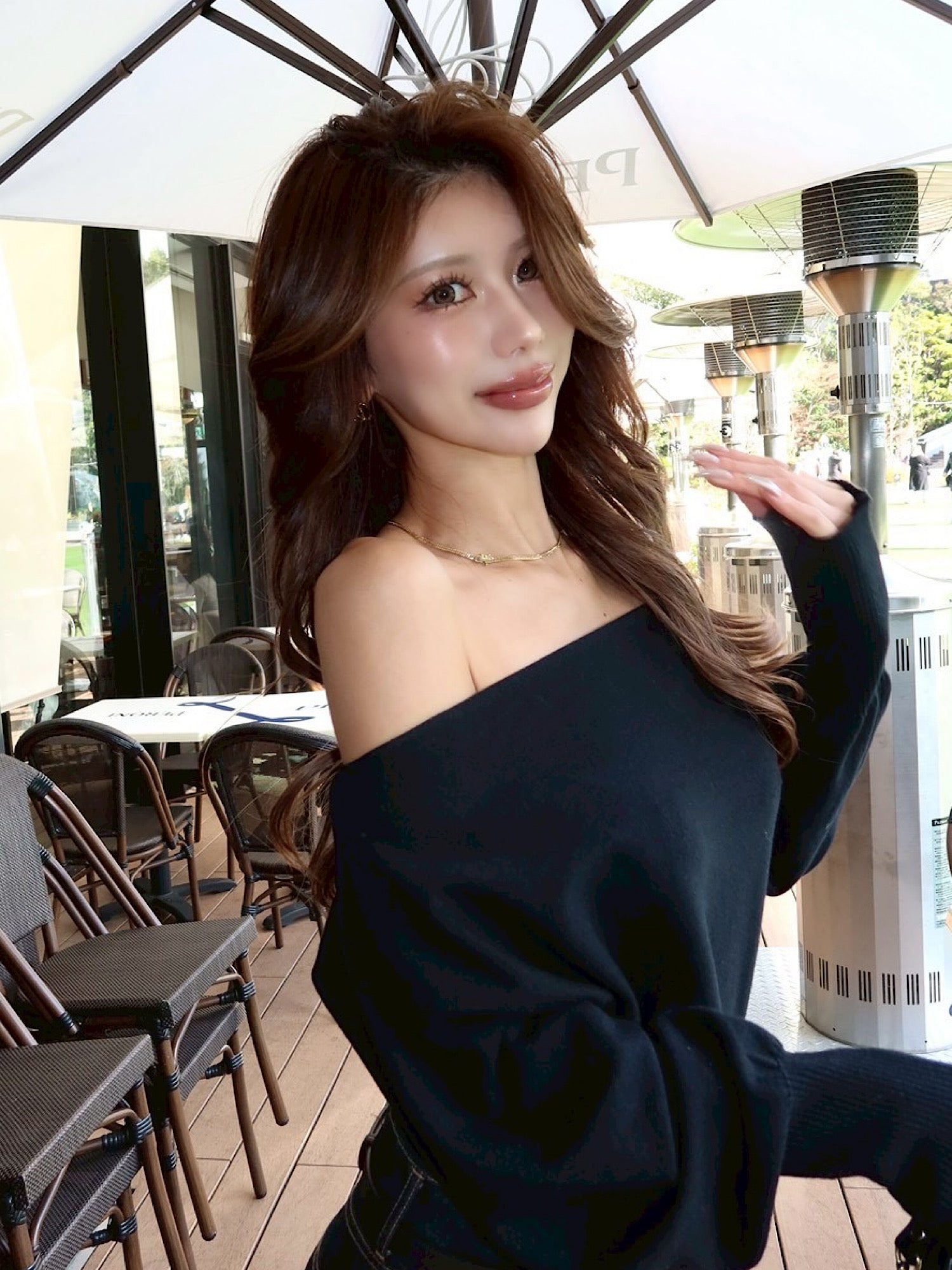 loose off shoulder knit tops | DIANTÉ (ディアンテ)公式通販サイト