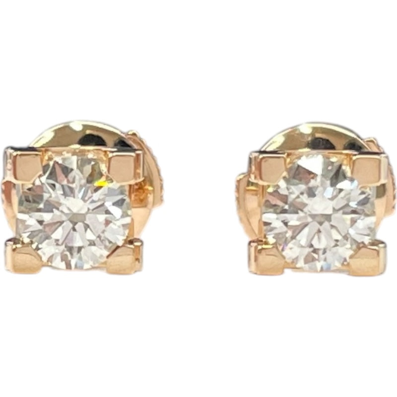 カルティエ Cartier Cドゥ カルティエ ダイヤピアス ピンクゴールド