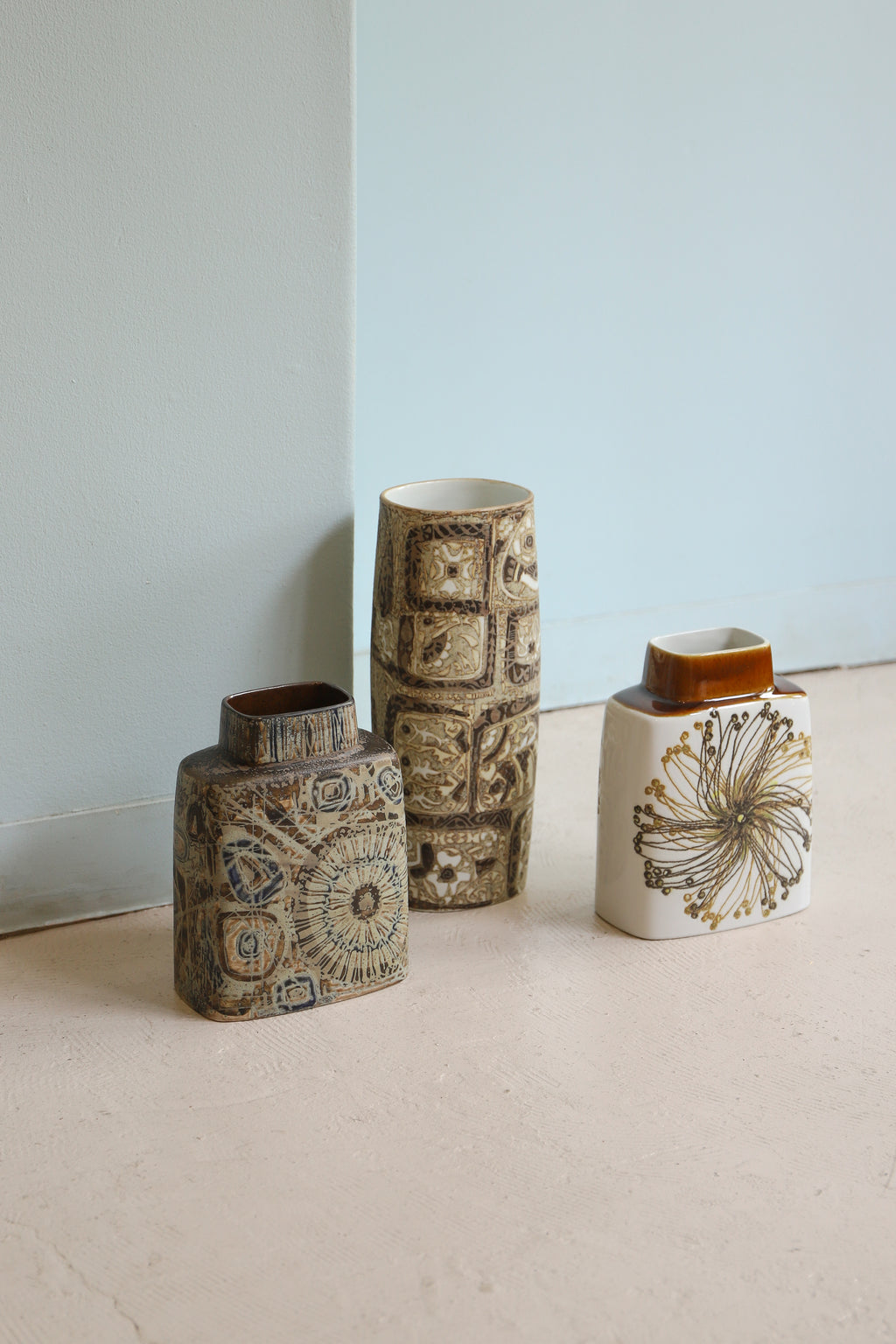 ロイヤルコペンハーゲン BACA バッカ フラワーベース 花瓶 鳥 花 モチーフ