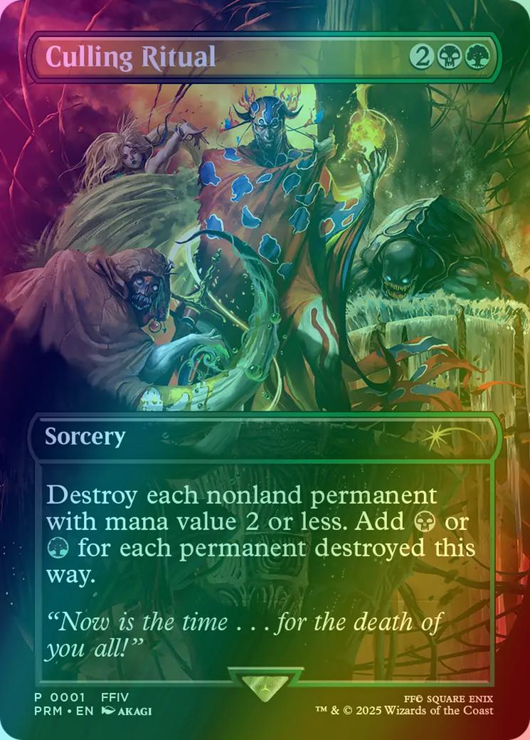 Culling Ritual [4] [Borderless] [FFIV] [Commander Party] [Wizards