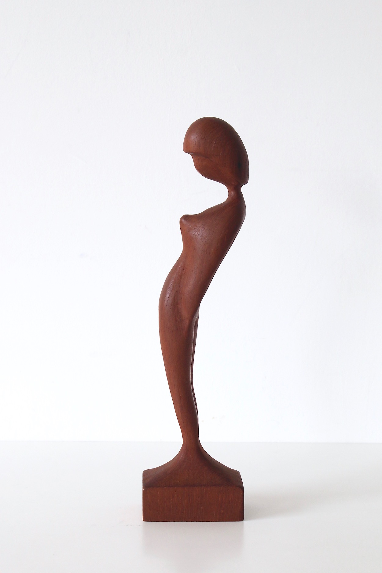 60's Arne Basse Teak Wood Sculptureアルネ・バッセ チーク スカルプ