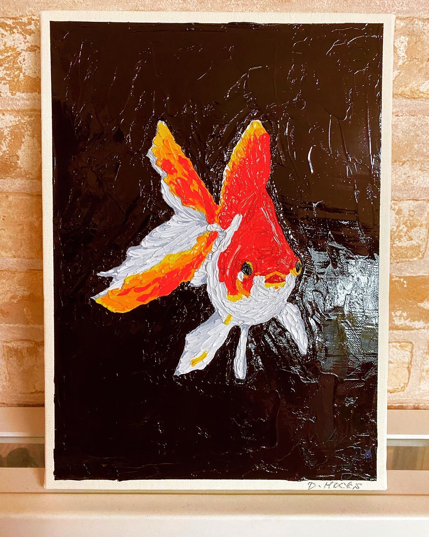 絵画の通販、購入ならFROM ARTIST/作品名：金魚/作家名：D・Mocks