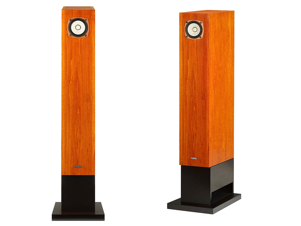 フォステクス、8cmフルレンジ用バックロードホーンスピーカーボックス