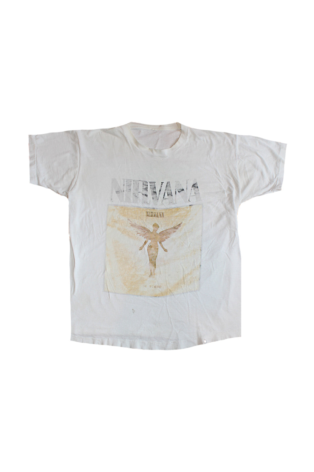 Vintage 90's Rare Nirvana In Utero Memorial T-Shirt ///SOLD
