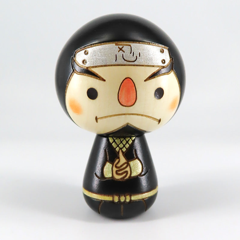 忍者 黒 こけし