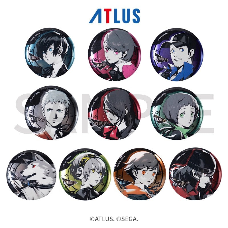 SEGA Store 中国限定 P3R ペルソナ3 リロード 缶バッジB 【ランダム1
