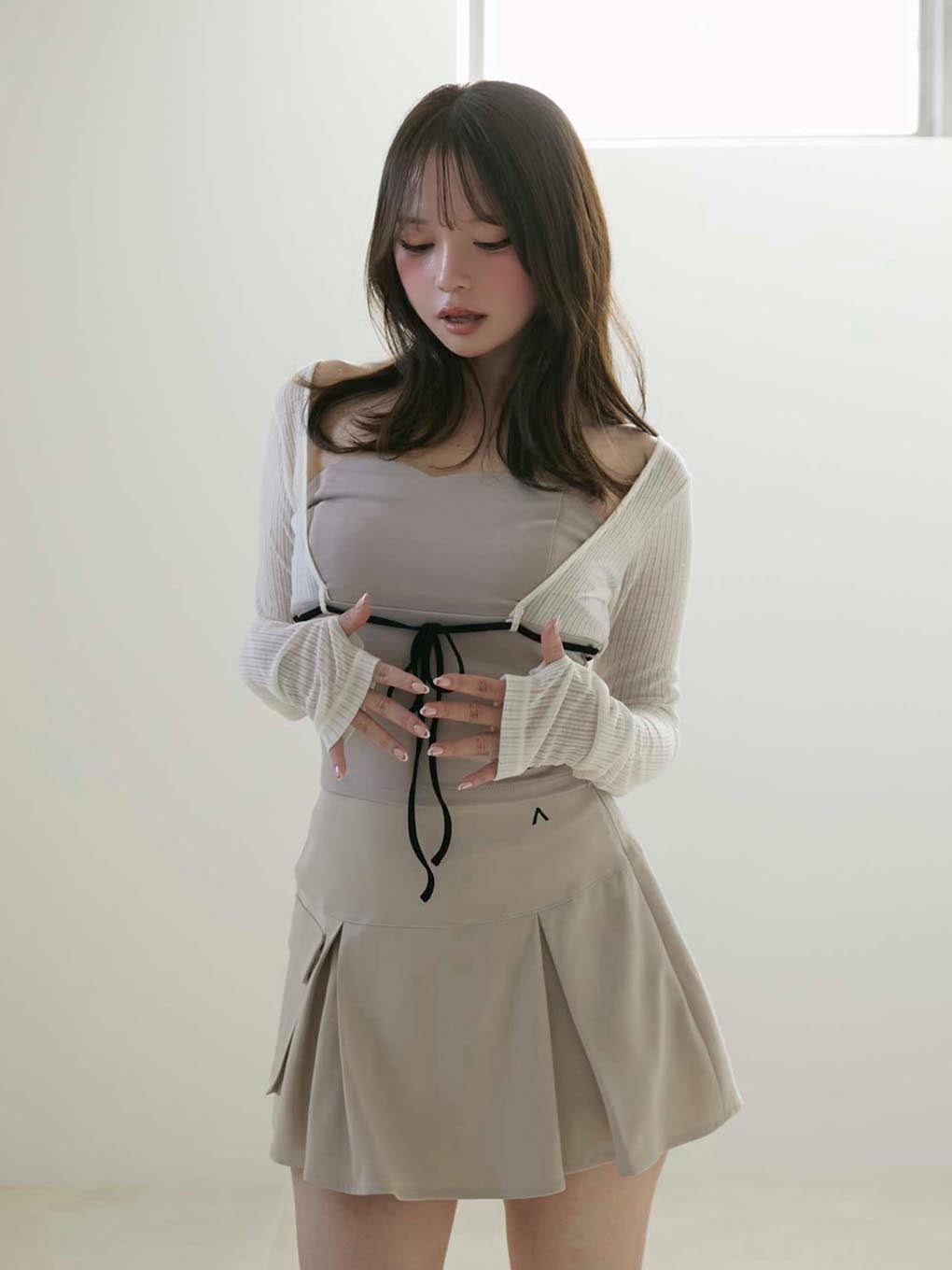 ANDMARY】Lona ribbon tops