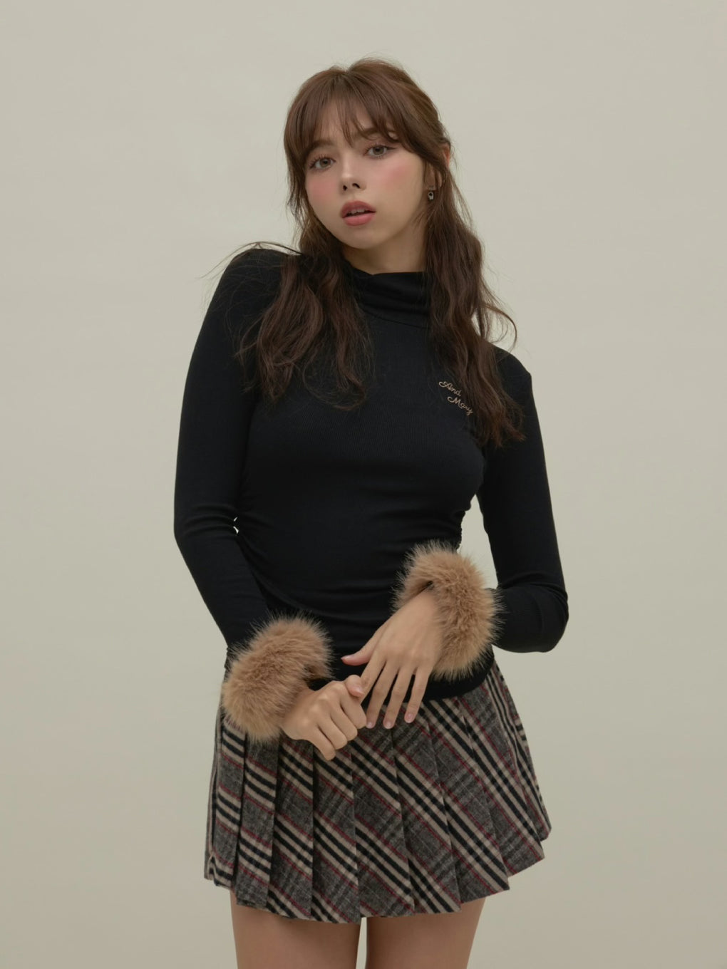 ANDMARY】Nicole fur tops
