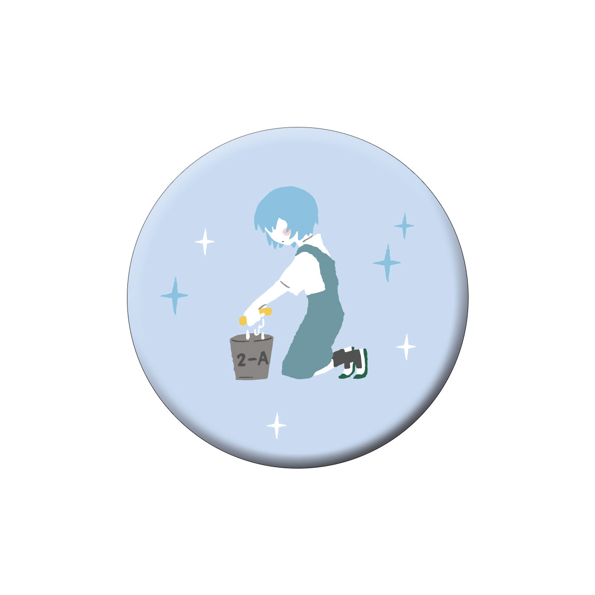 新世紀エヴァンゲリオン』トレーディング織布缶バッジ／ゆるパレット