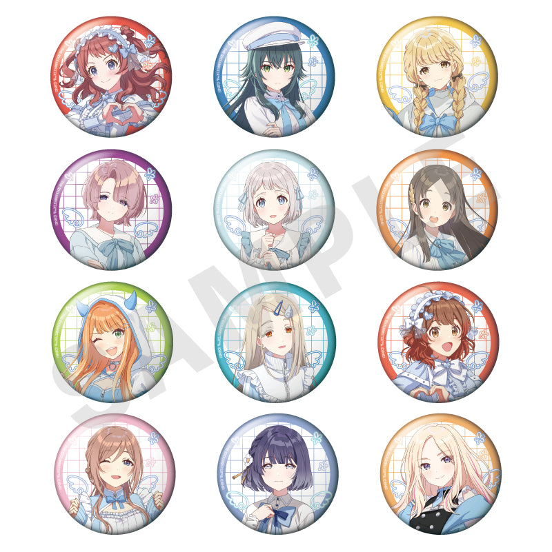 全種セット】「学園アイドルマスター」缶バッジ（全12種）｜アニメバコ