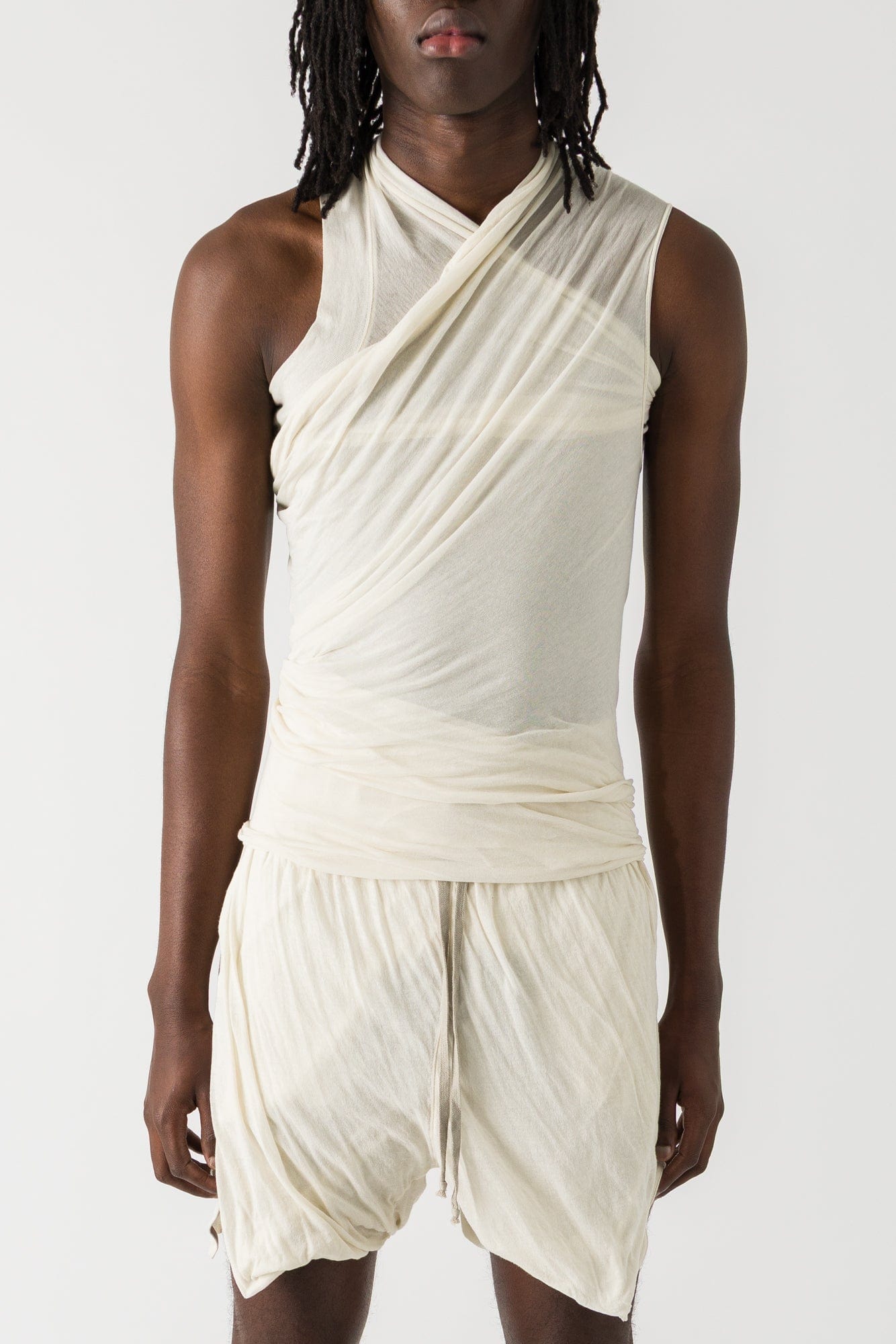 Rick Owens Hollywood Banana Top in Dinge SS25 – Antidote Fashion
