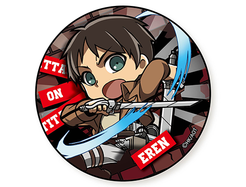 進撃の巨人 とびだすたいる！BIG缶バッジ | 株式会社アクアマリン