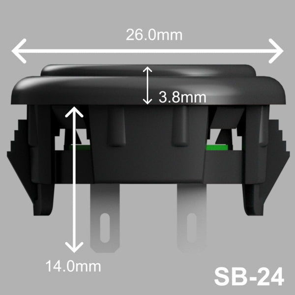 oneFRAME 24mm Premium Pushbutton – Arcade Shock