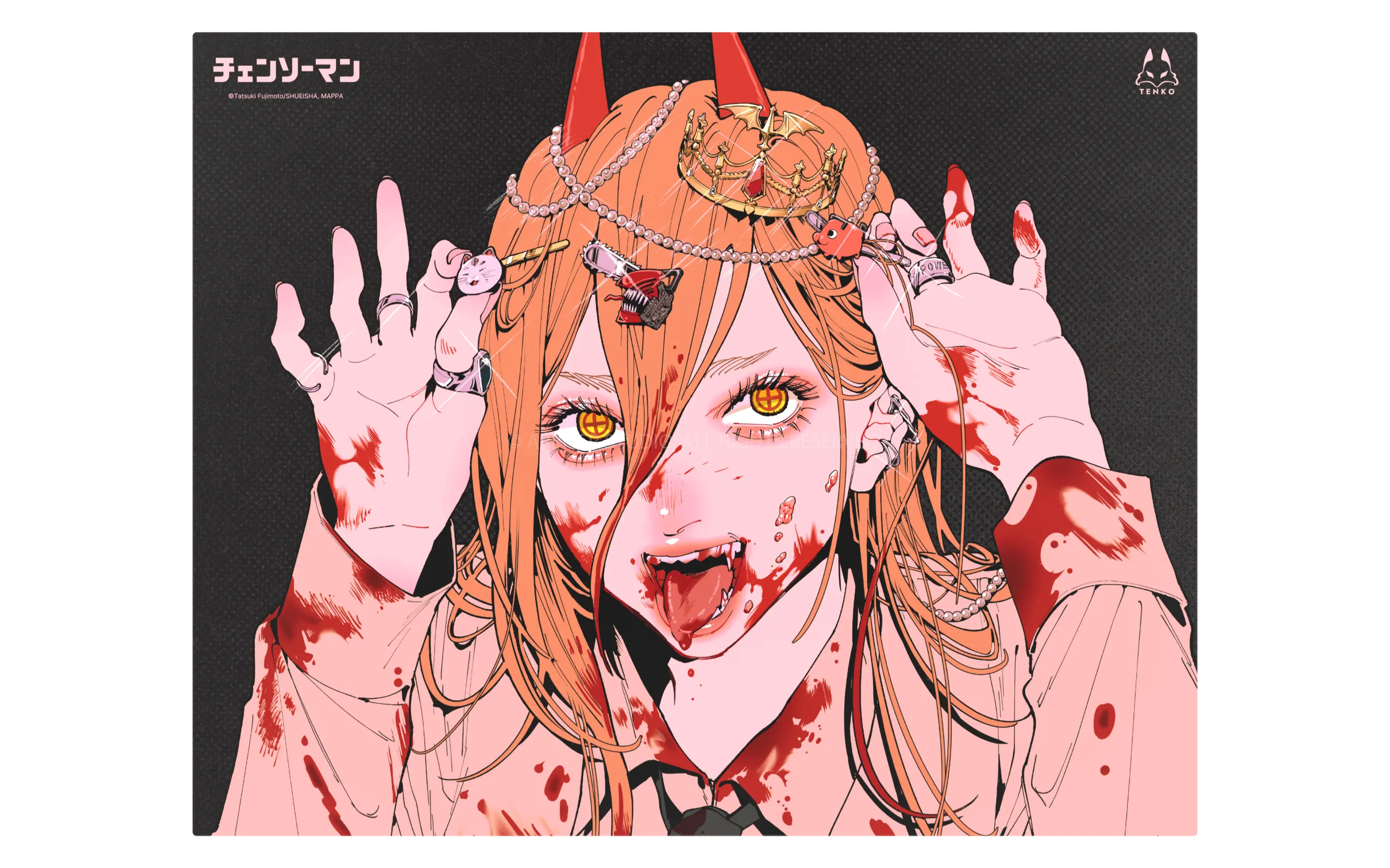 CHAINSAW MAN COLLECTION - LUNAR SPEED Glass Pad – Arbiter Studio