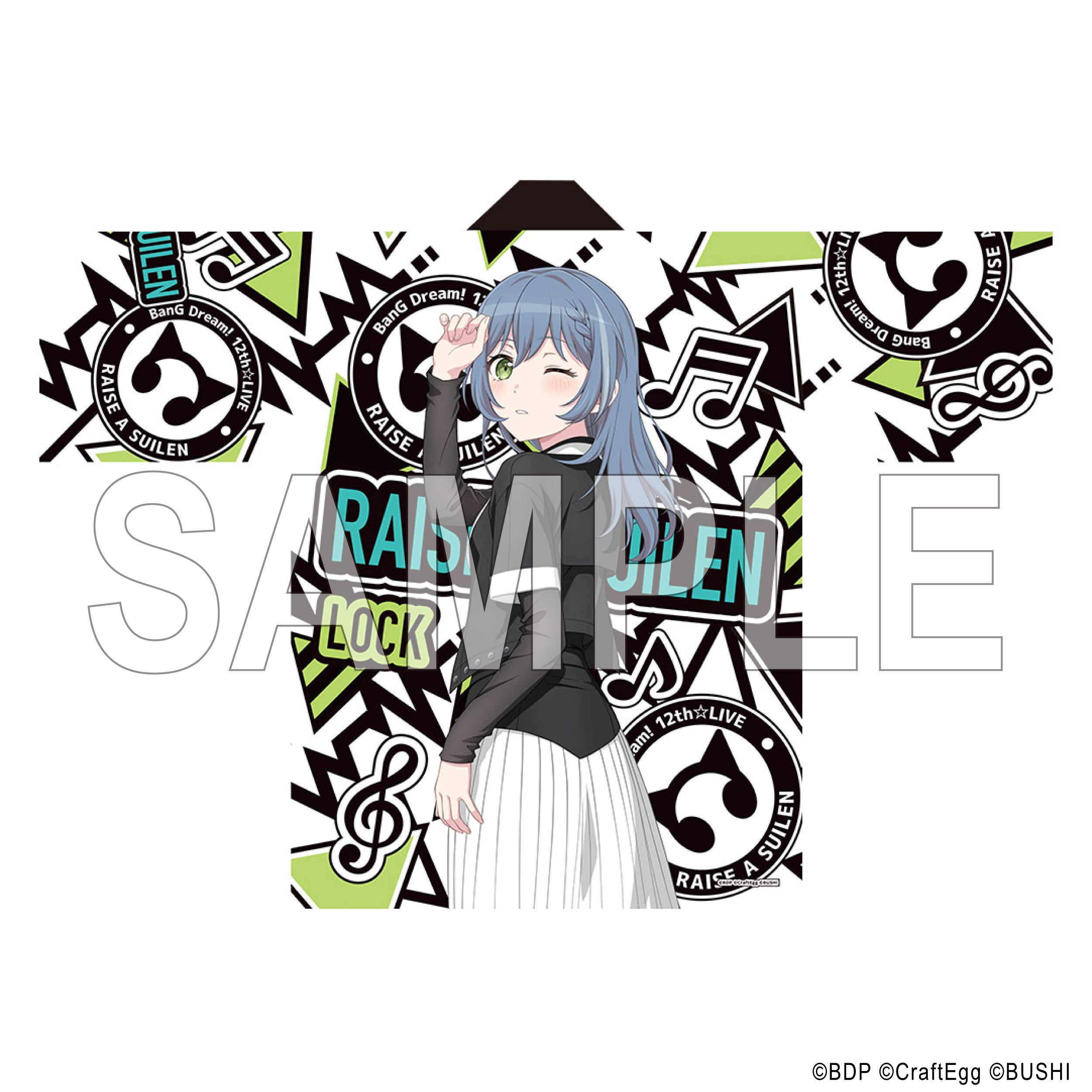 BanG Dream! 12th☆LIVE 法被 RAISE A SUILEN ロック