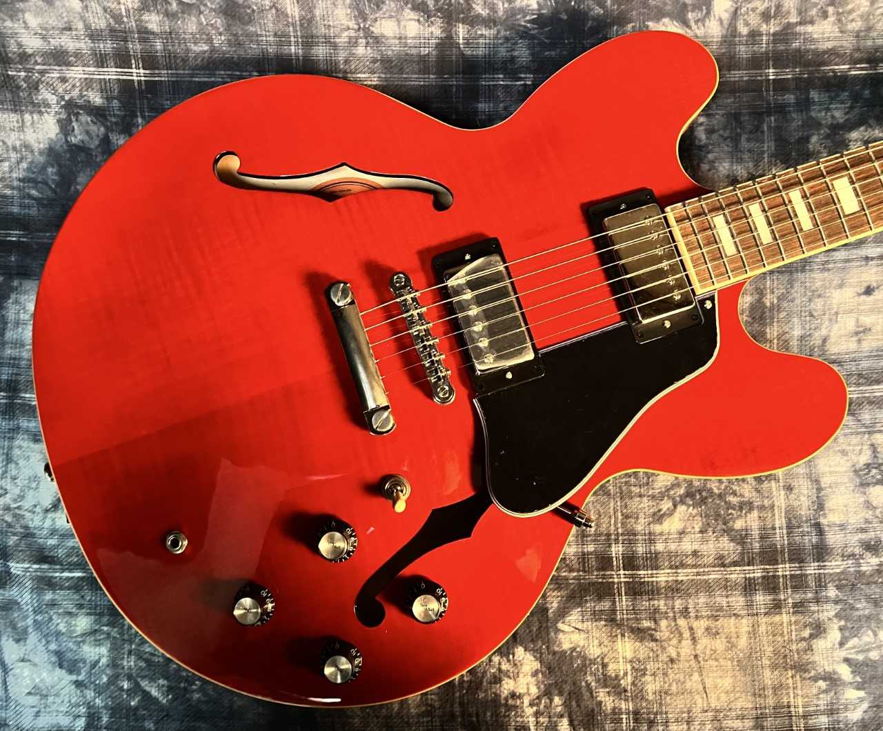 Epiphone ES-335 Figured 2024 - Cherry - 7.9 lbs. - G02815
