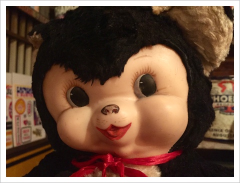 ビンテージ ラバーフェイスドール ベア 泣き顔 ビンテージ ラシュトン