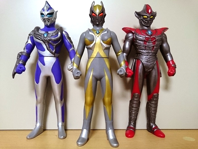 カミーラ、ダーラム、ヒュドラ 闇の三戦士のソフビ！ - 大怪獣バトル