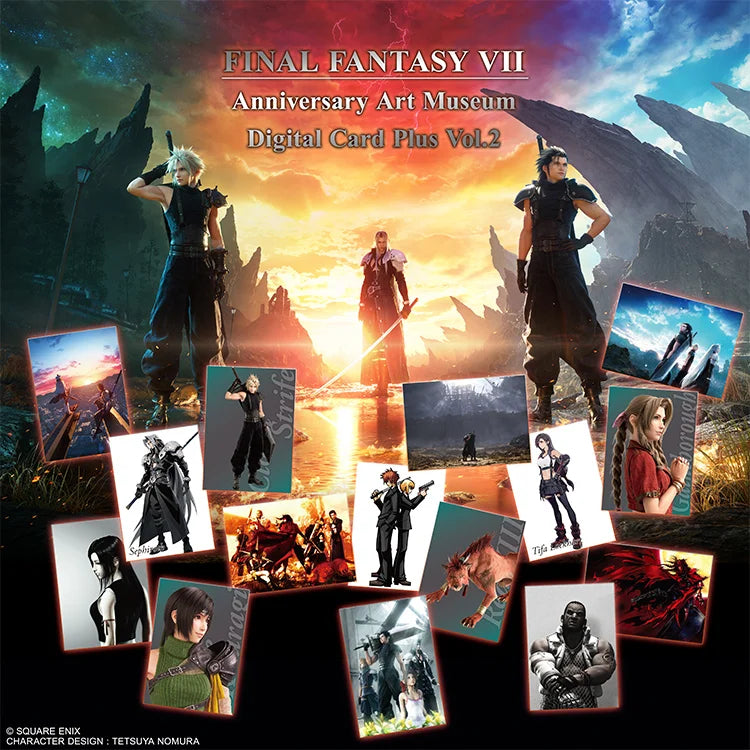 FINAL FANTASY VII ANNIVERSARY ART MUSEUM TRADING CARD PLUS VOL.2