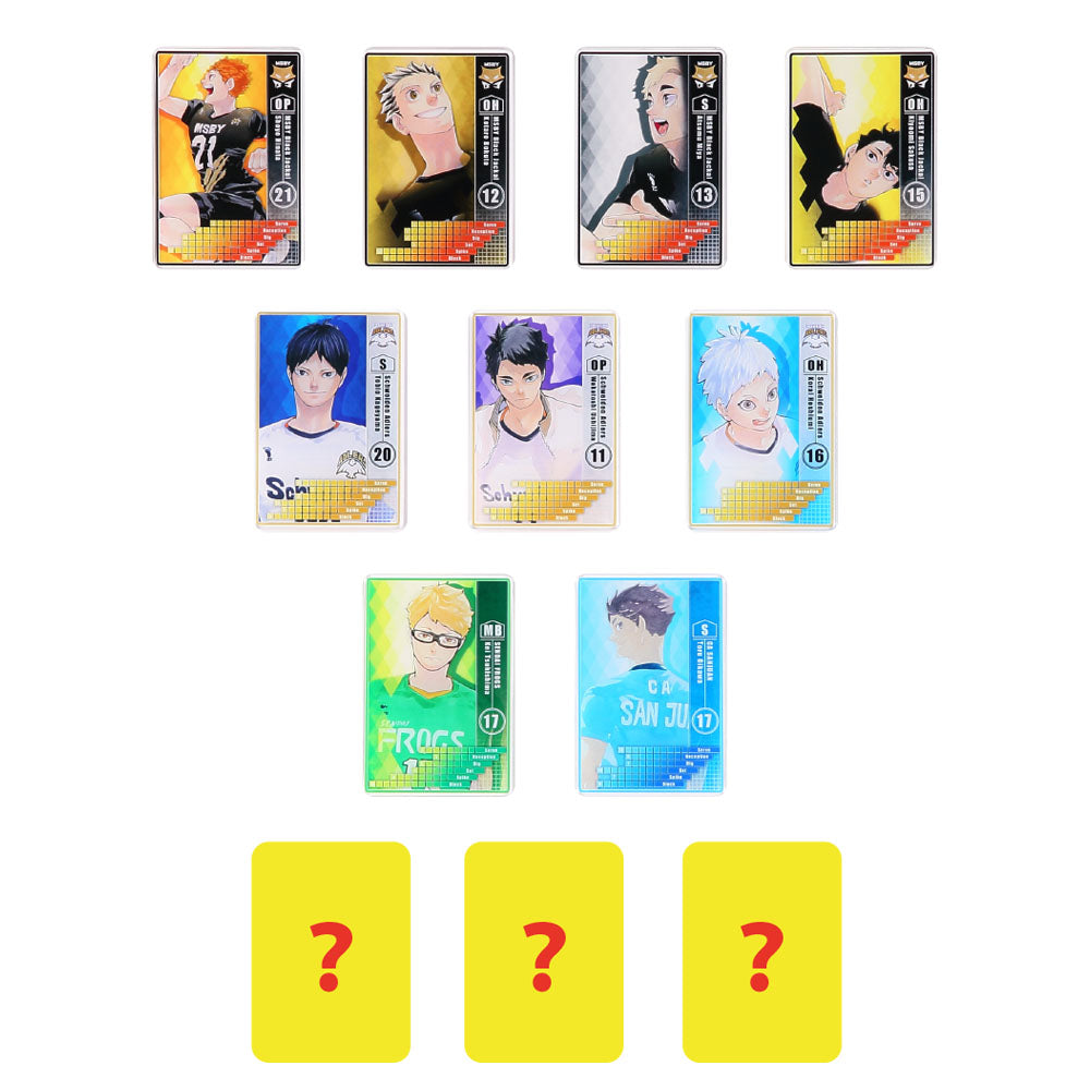 ハイキュー!!』ステータスカードコレクション（全9種＋シークレット3種