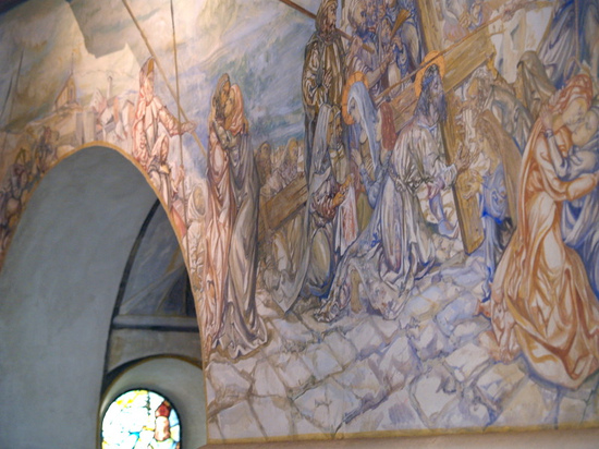 フジタ礼拝堂 情念がほとばしるフレスコ画: イタリアの誘惑