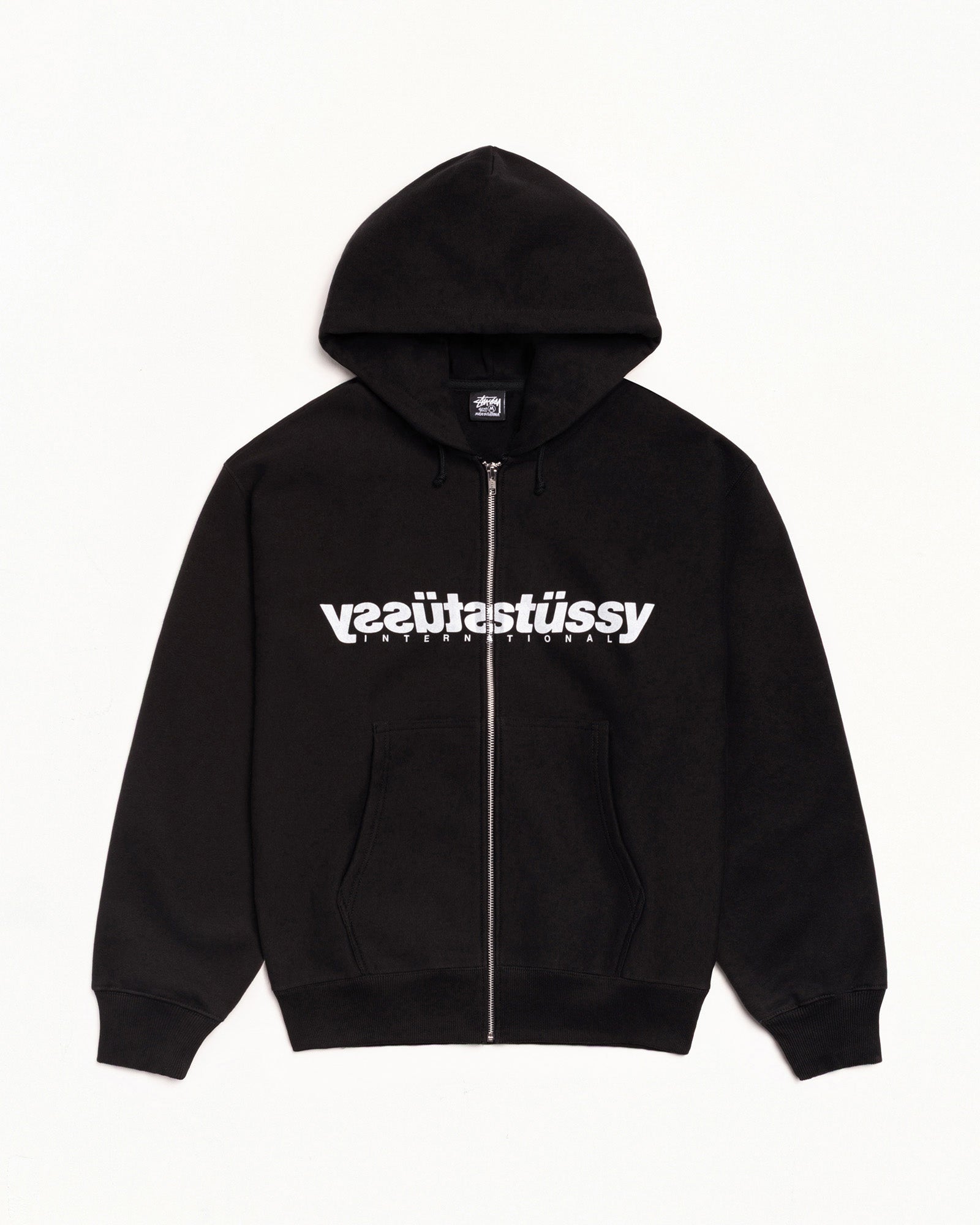 Mirror Zip Hoodie – Black | Sweats | Stüssy Japan