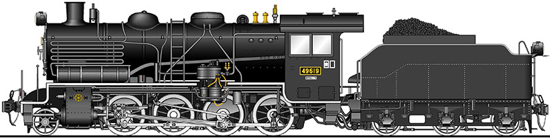 蒸気機関車イラスト集