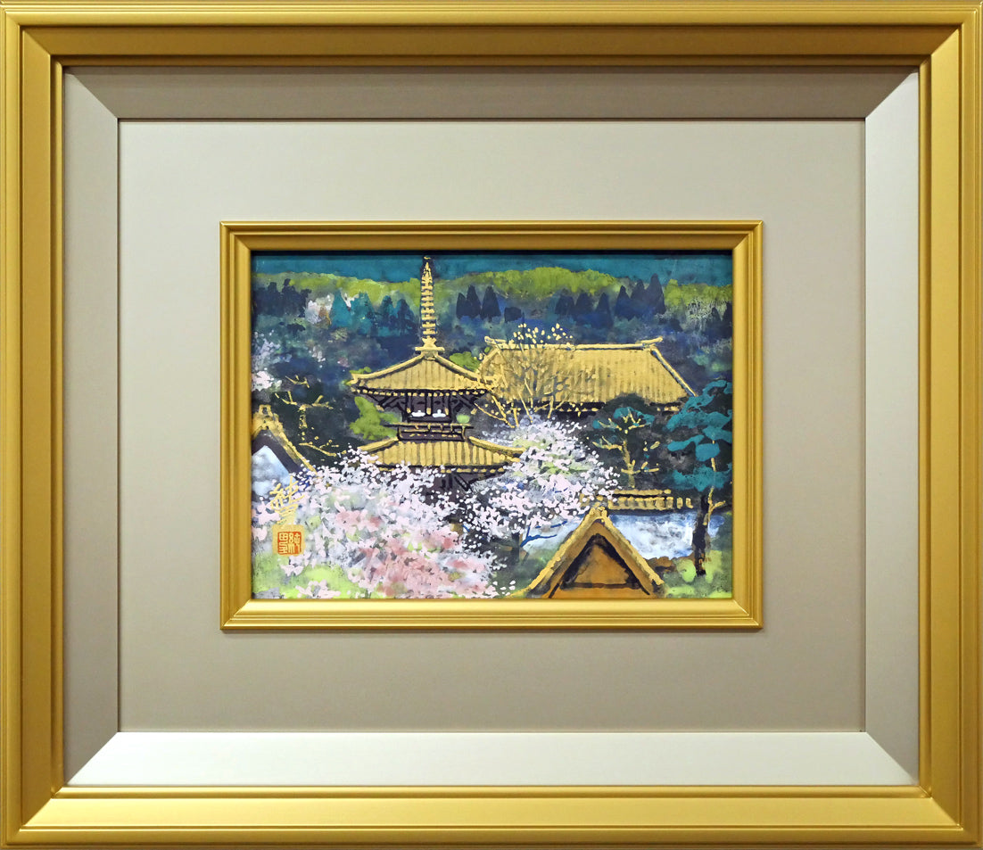 後藤純男「行く春大和」日本画・SM 絵画買取・販売の小竹美術