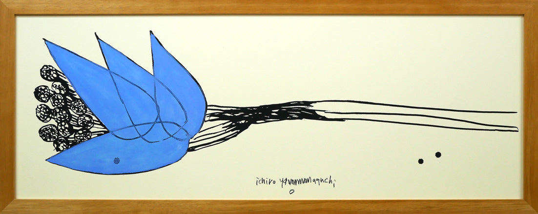 山口一郎「HANA－Blue－no,1」ジクレー 絵画買取・販売の小竹美術