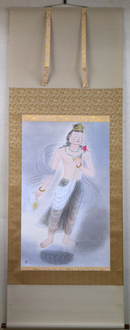 小倉遊亀「観自在」彩霧描画方式複製画掛軸 絵画買取・販売の小竹美術