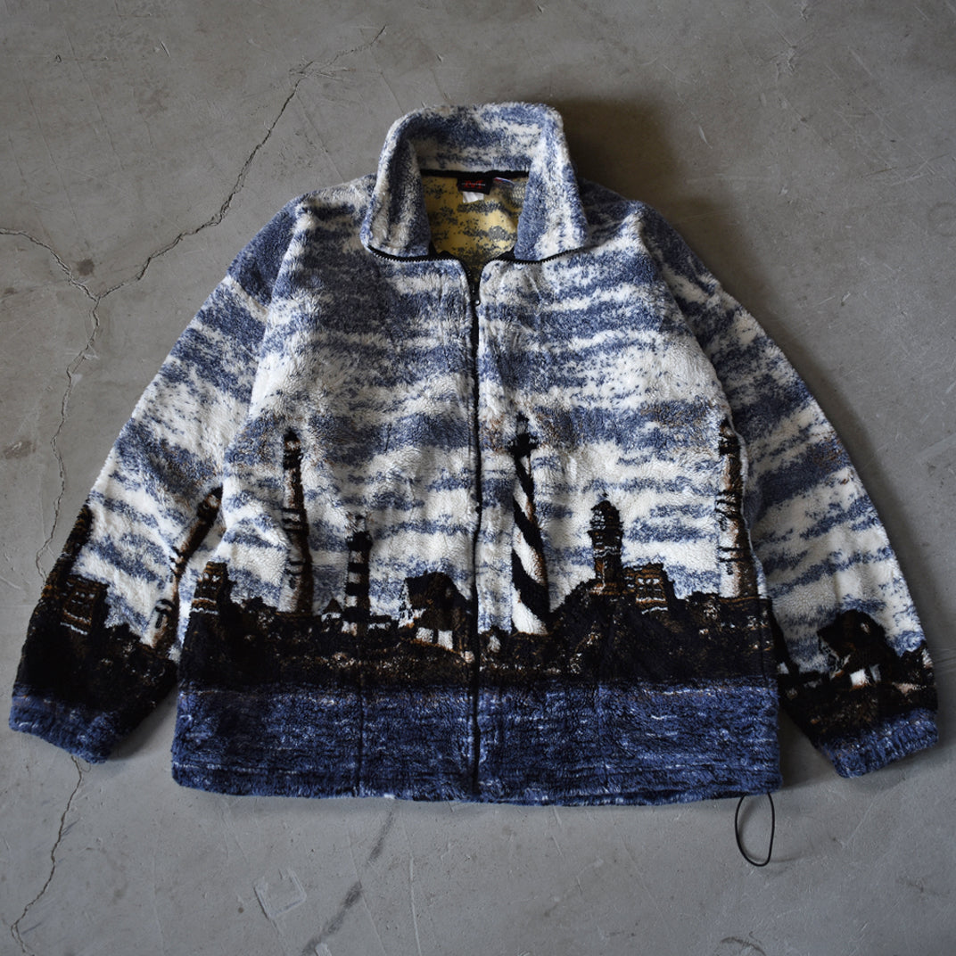 90's MAZMANIA 総柄 フリースジャケット USA製 221118 – LABORATORY®