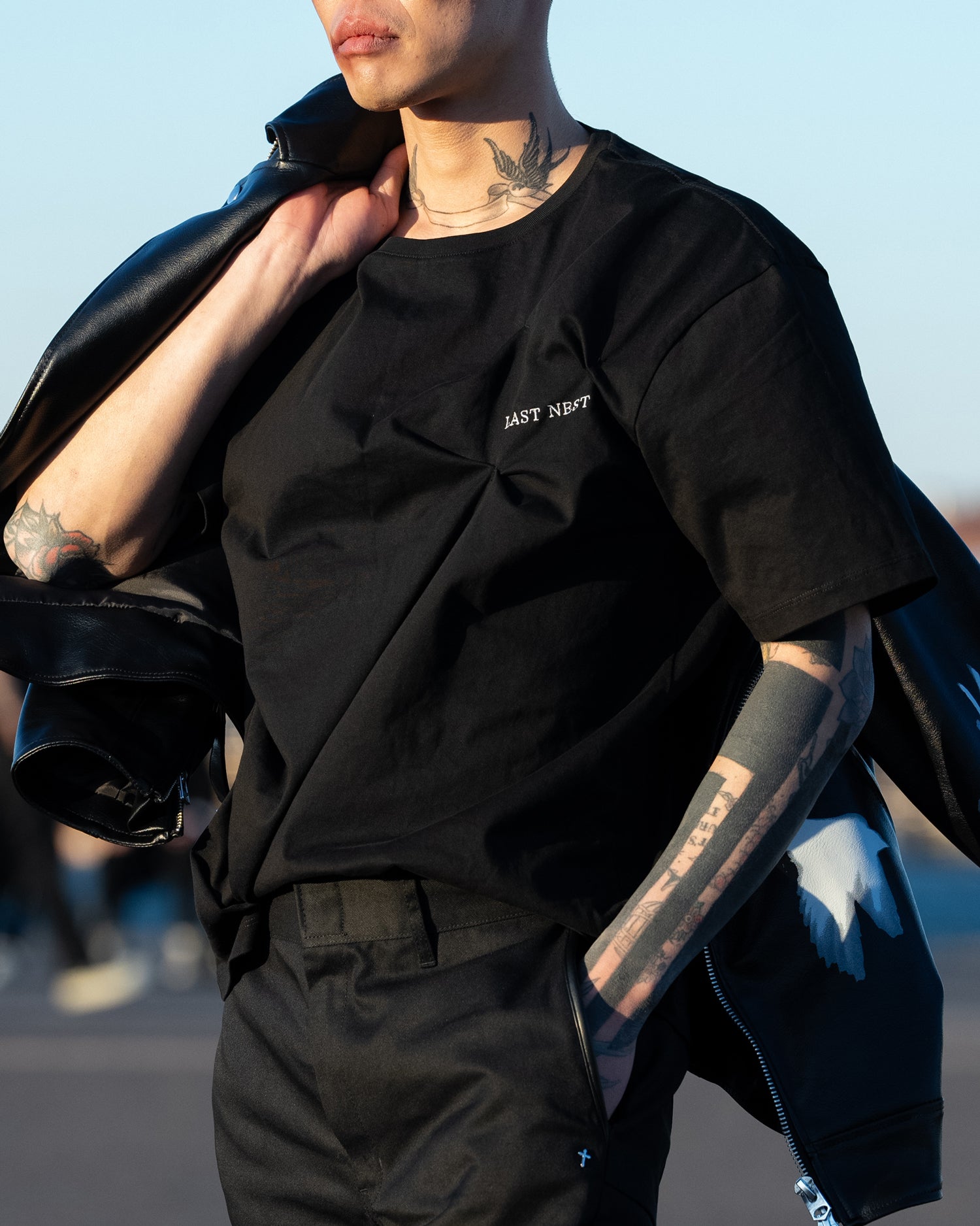 After a fight T-shirts / Black｜LAST NEST Official Online Site