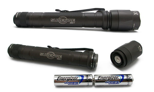 SUREFIRE E2L AA 単三電池使用のシュアファイアー！ : アカリセンター