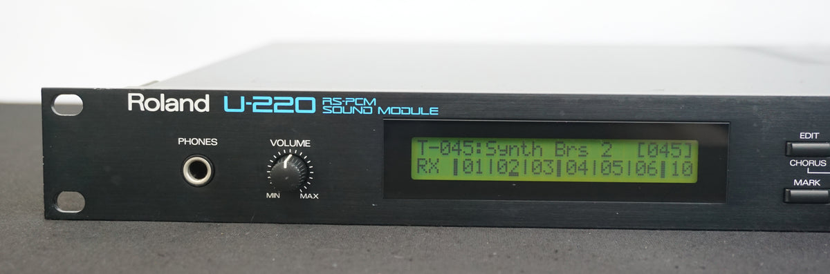 Roland U-220 Digital RS-PCM Sample Based 1U Rack Mount Synthesiser