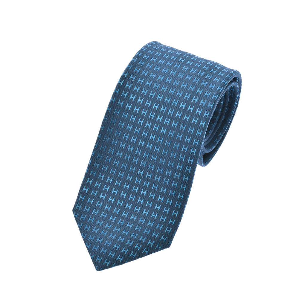 Hermes H Pattern Turquoise Men's Tie HERMES – 銀蔵オンライン