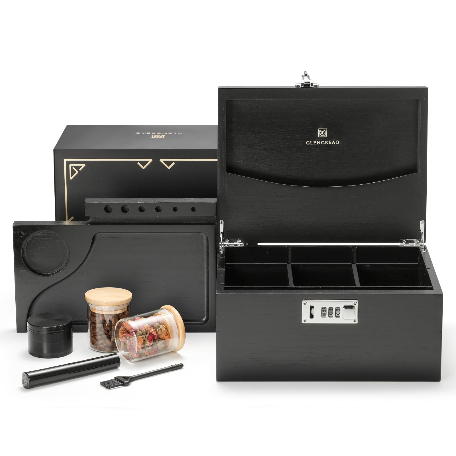 GLENCREAG Bamboo Stash Box Set