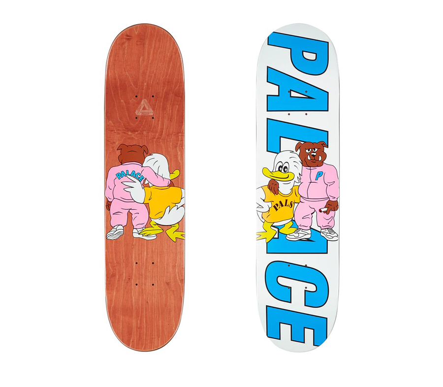 PALACE DUCK & DOG DECK (8 x 31.69inch) パレス デッキ スケートボード