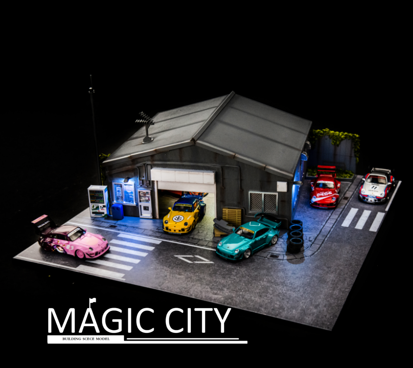 Magic City 1:64 Diorama Japan RWB Nakai House 110013 – Horizon Diecast
