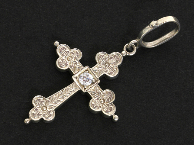 ローリーロドキン ◇ ゴシッククロス スモール ペンダント ◇ シルバー