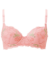 軽やかレースブラジャー（3／4カップ） ＜パレッティ＞ FA222